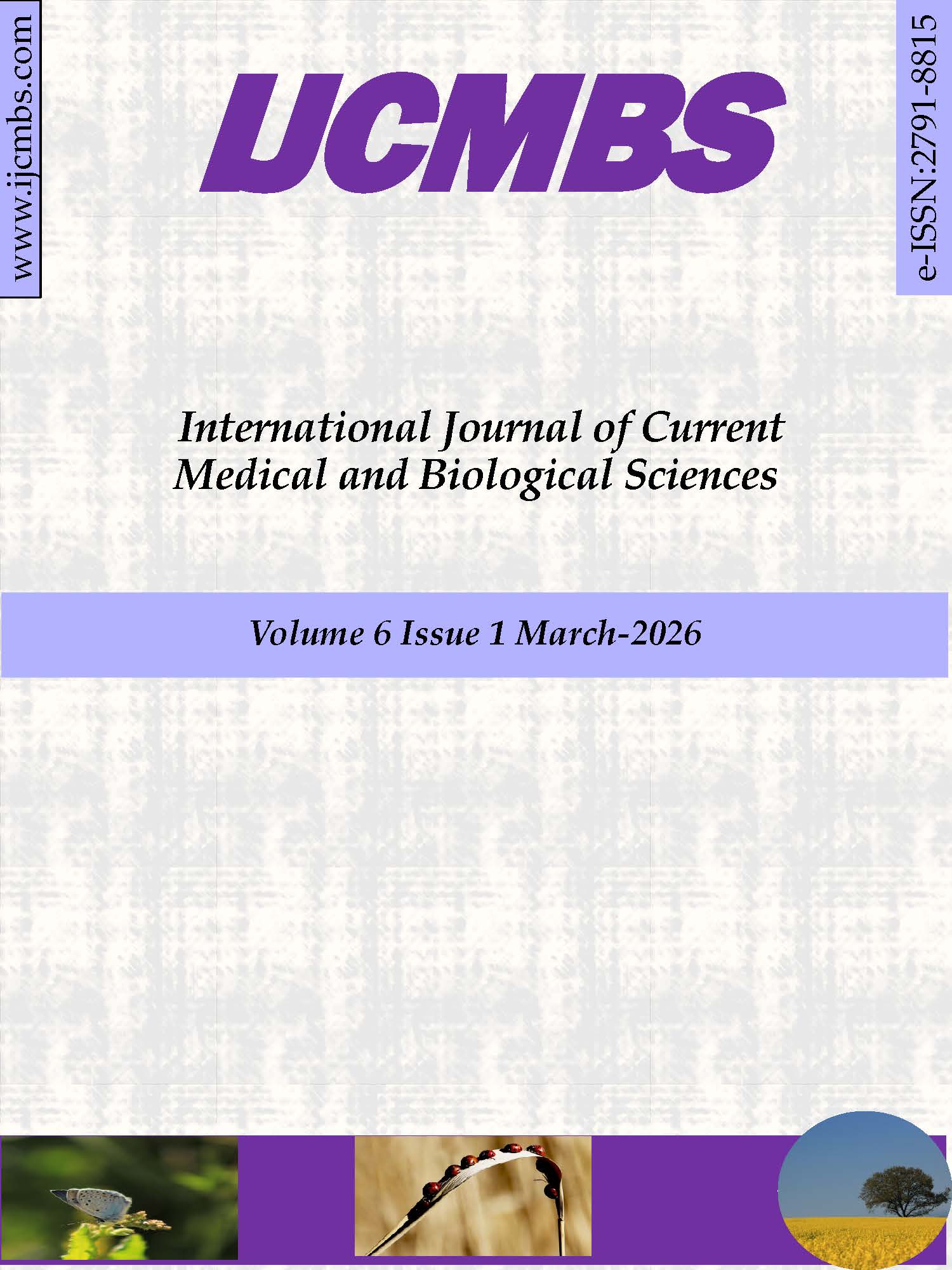 					View Vol. 6 No. 1 (2026): International Journal of Current Medical and Biological Sciences
				